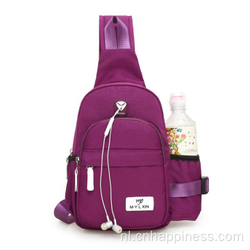 Reis paarse schoudertas neutrale bagpack rugzak